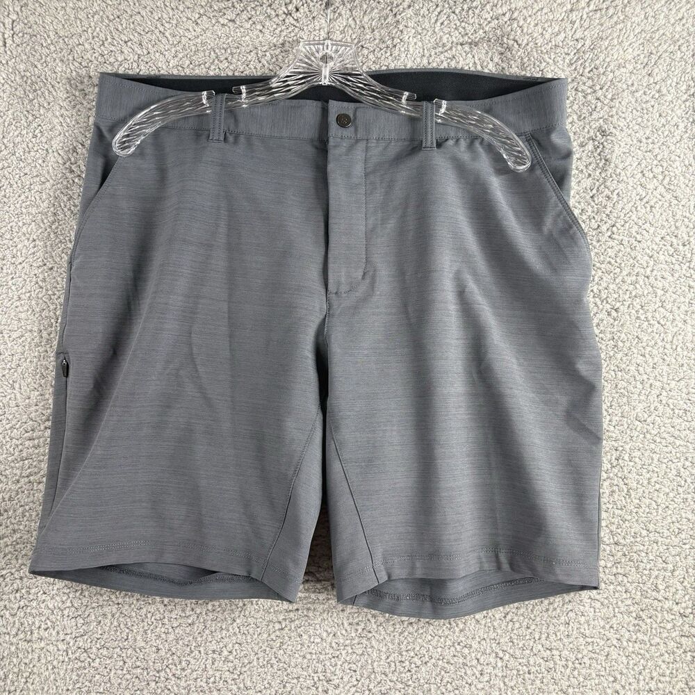 Bylt Shorts Mens 38x10 Gray Kinetic Premium Basics Performance Golf Chino